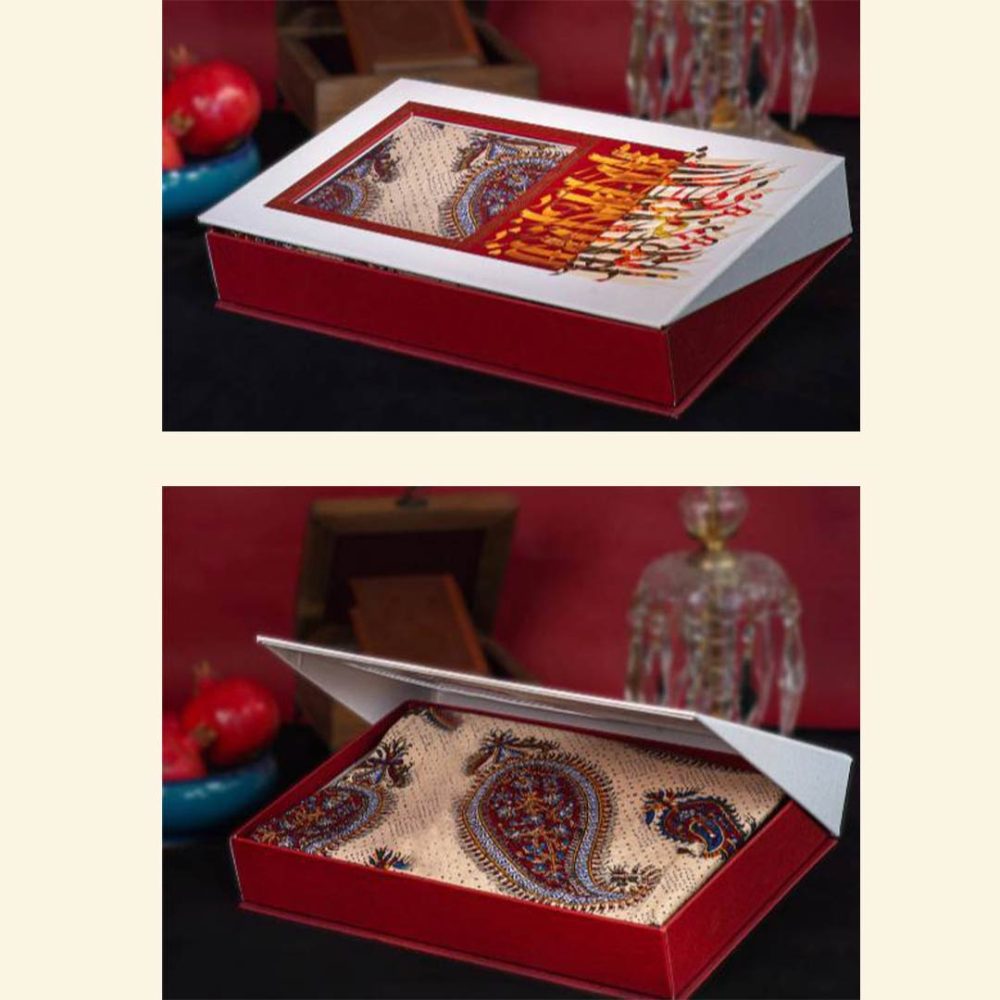 پارچه قلمکار سایز 1*1 | هنر نصف جهان