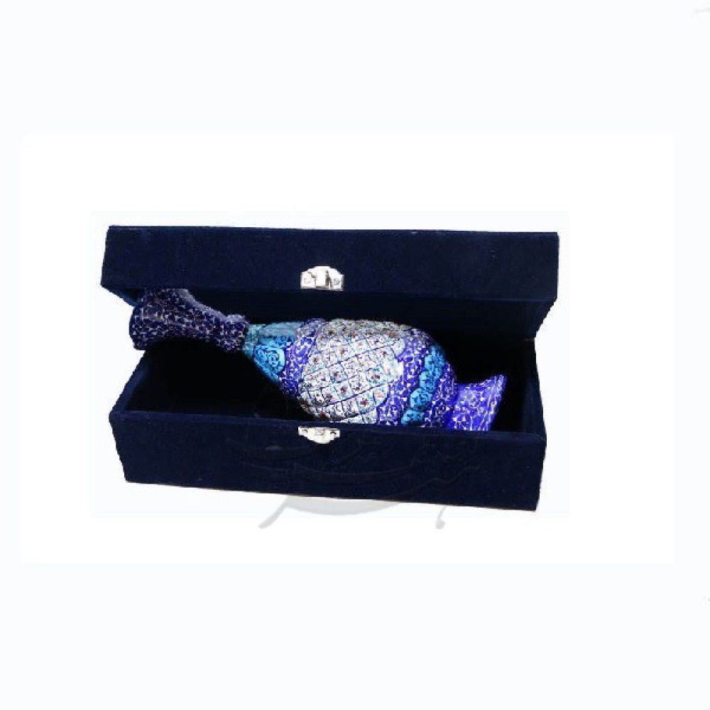 خرید گلدان مینا کاری - گلدان میناکاری با جعبه جیر