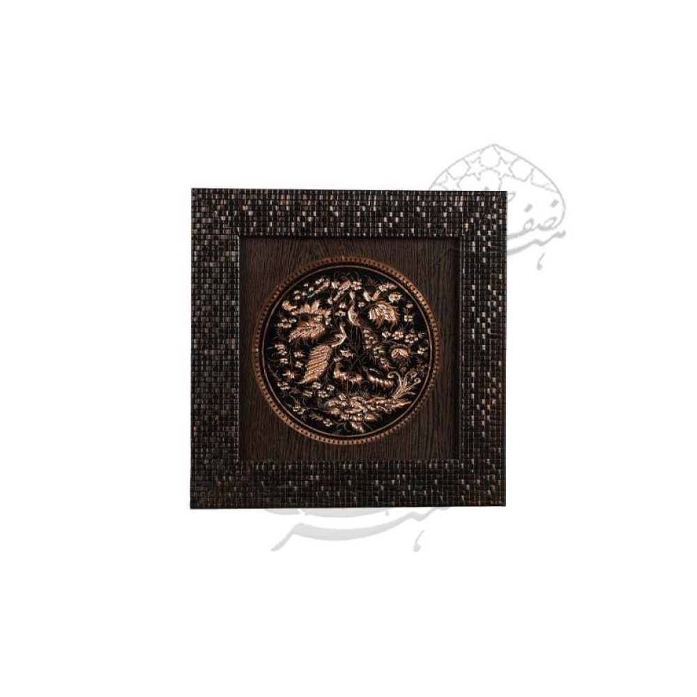 قاب حکاکی روی مس قلم ریز