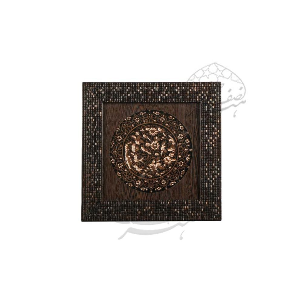 قاب حکاکی روی مس قلم ریز