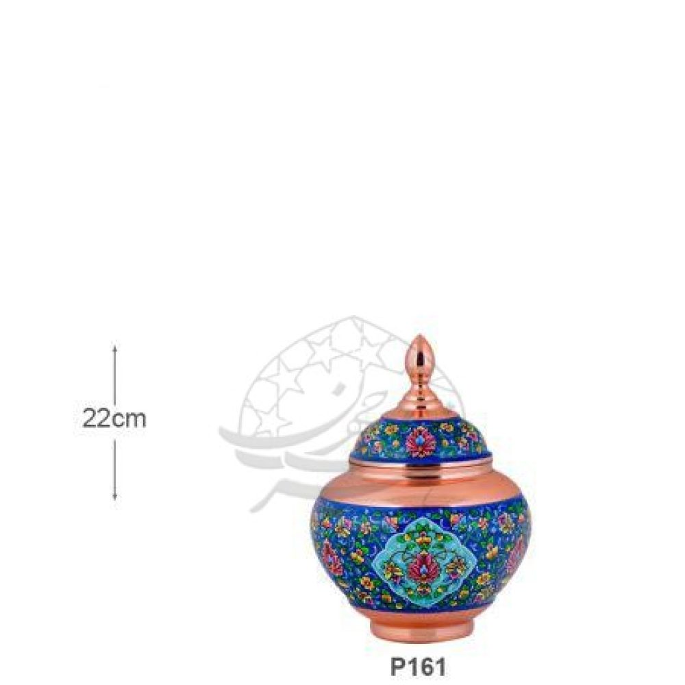 قندان سیبی - قندان سیبی مس و پرداز